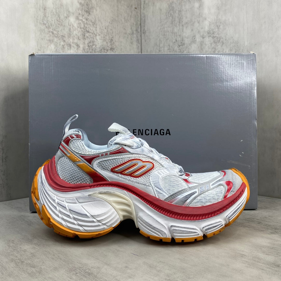 Balenciaga 10XL Sneakers Silver/Red