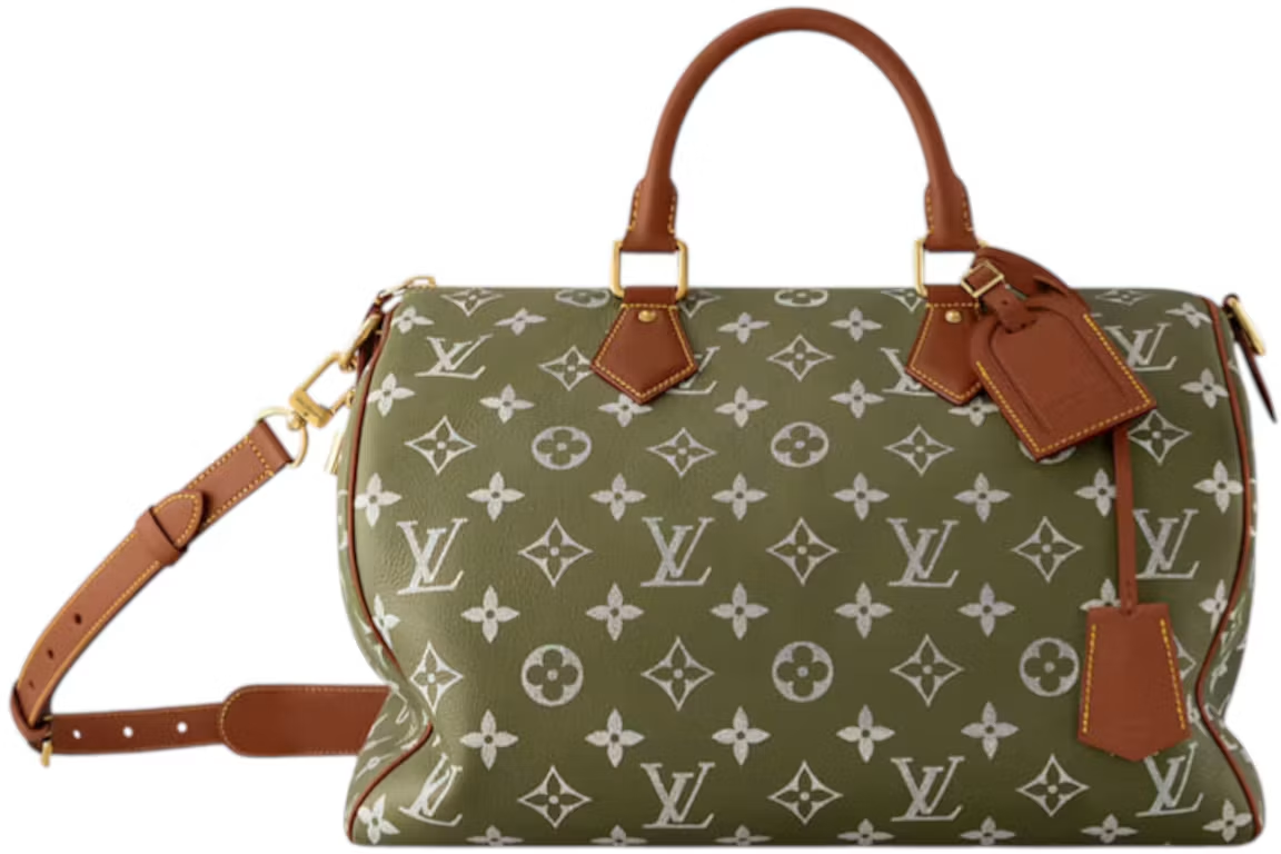 Louis Vuitton x Nigo Speedy P9 Bandouliere Green Sencha