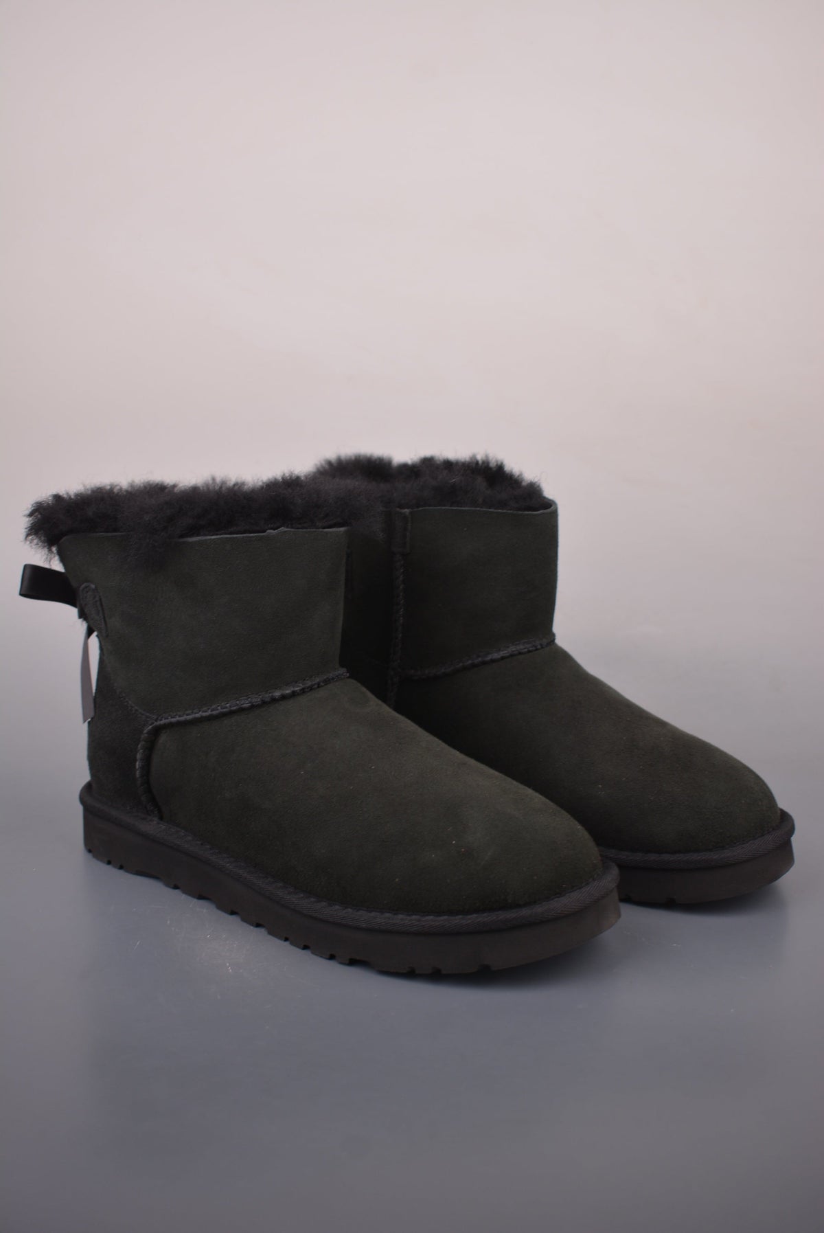 UGG Women's Mini Bailey Bow II Boot "Black" 1016501-BLK