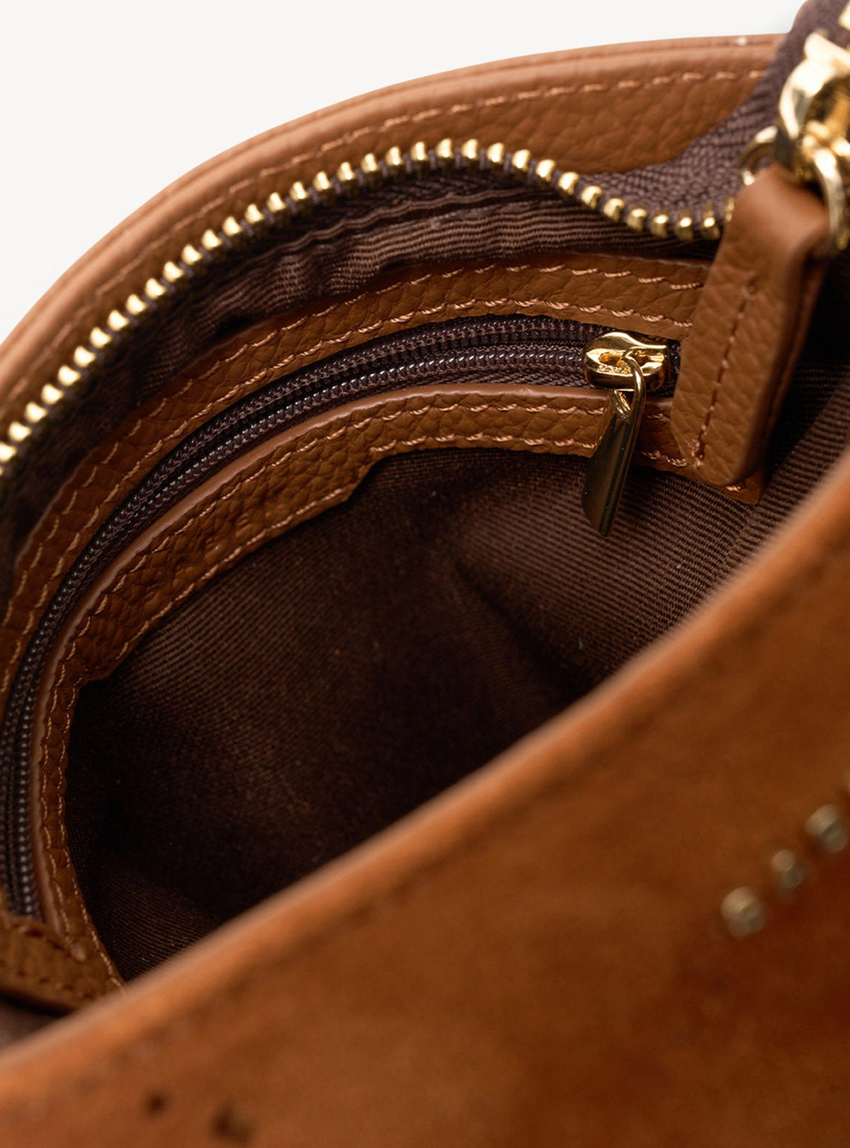 Saben Coco Mini Bag Suede + Fringe Tan