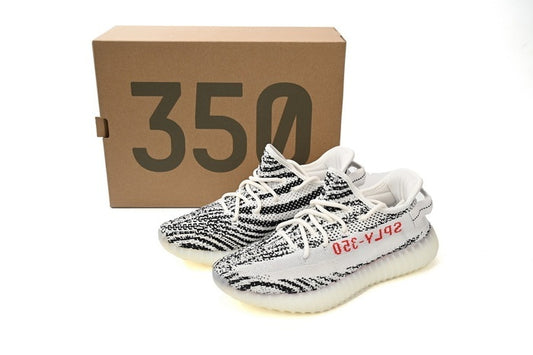 Adidas Yeezy Boost 350 V2 Zebra White Black Red sneakers