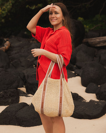 Louenhide Bali Beach Bag Natural Tan
