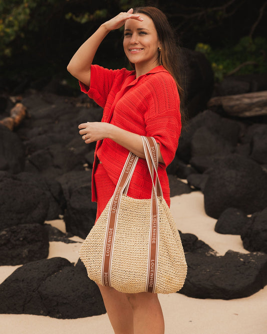 Louenhide Bali Beach Bag Natural Tan