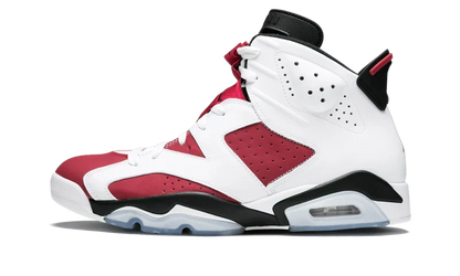 Nike Air Jordan 6 Retro Carmine Red White Leather
