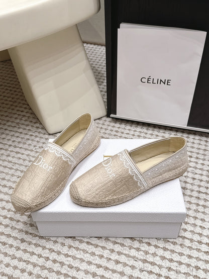 Dior 2026 Embroidered Loafer Canvas 930234