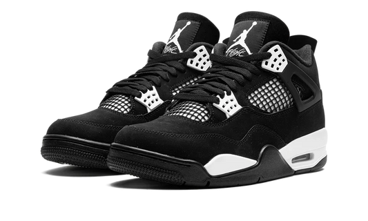 Nike Air Jordan 4 Black White Suede TPU
