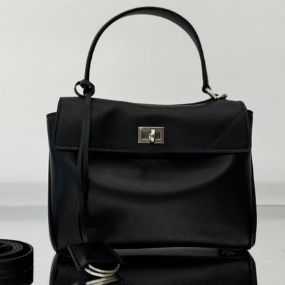 Balenciaga 2026 Rodeo Bag Silver Buckle Suede Leather