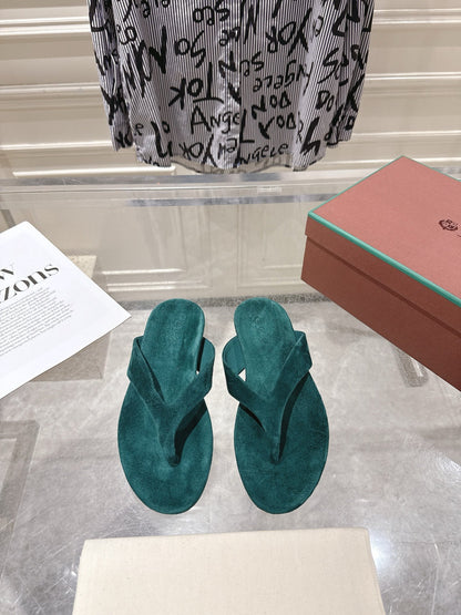 Loro Piana 2026 Thong Sandal Suede 918905