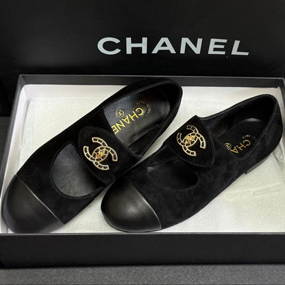 Chanel 2026 Ballet Flats Suede Leather 943016