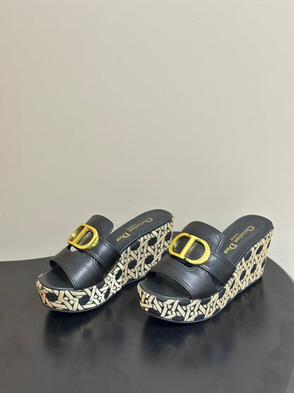Dior 2026 Platform Sandals 90mm Cowhide 884505