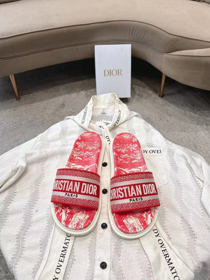 Dior 2026 Embroidered Dway Slide Fabric 944470